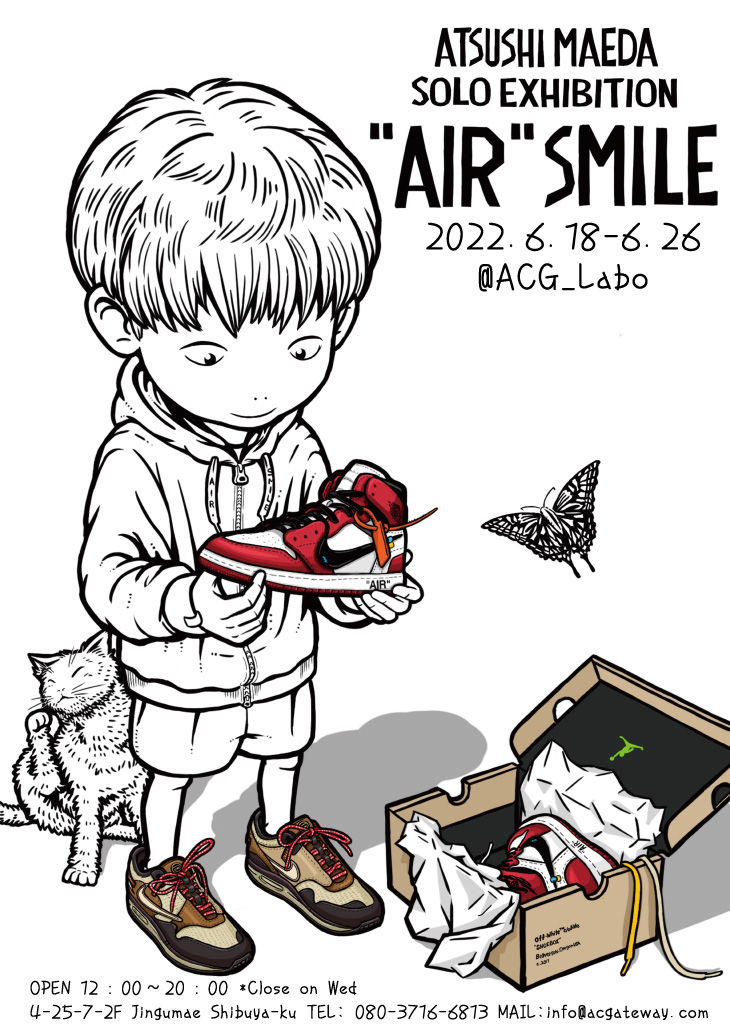 【前田純】ドローイング作品（一点もの） 前田純個展『