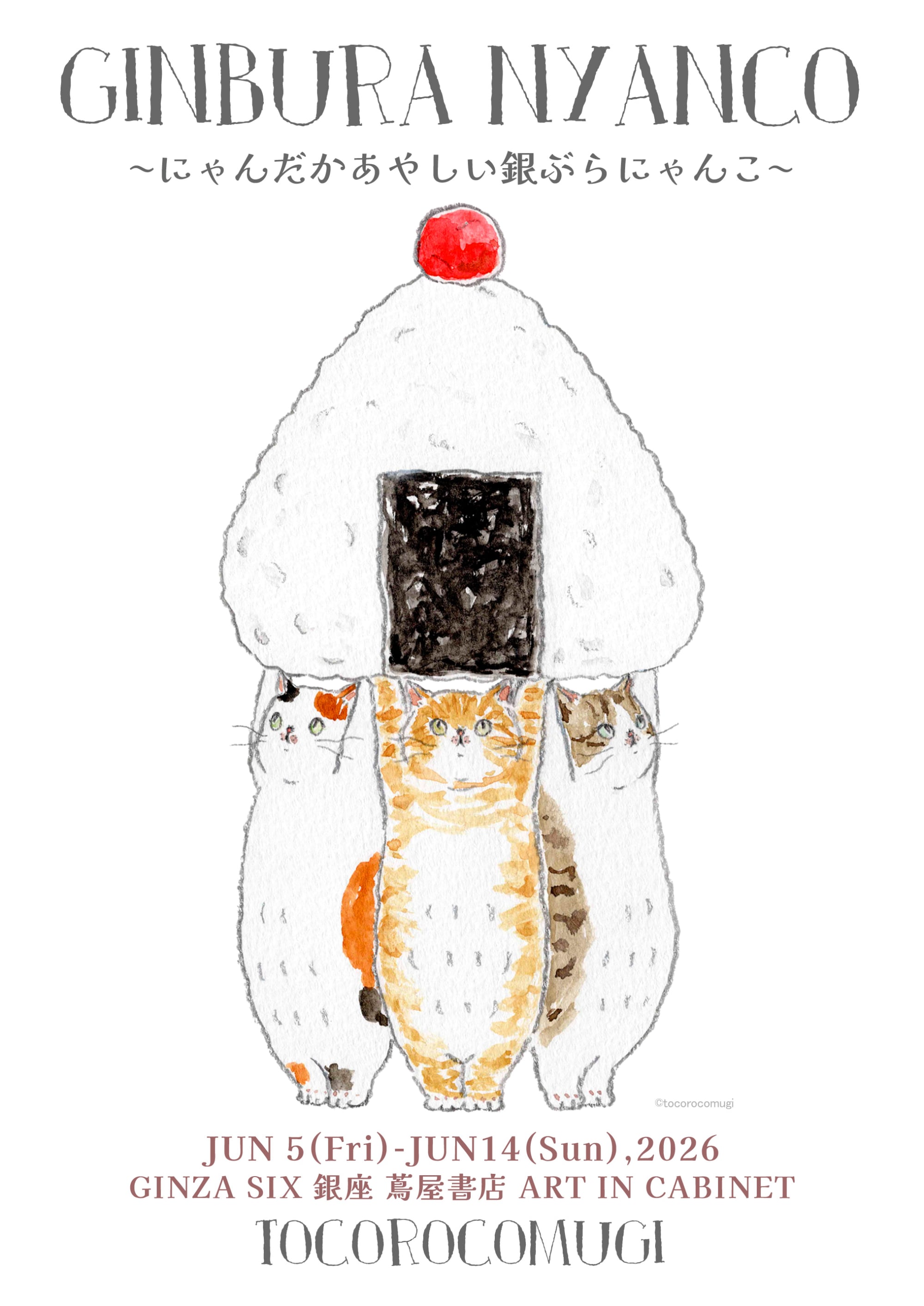 にゃんころ／５月分お取り置き トコロコムギ個展『にゃんだかあやしい銀ぶらにゃんこ～GINBURA NYANCO～』